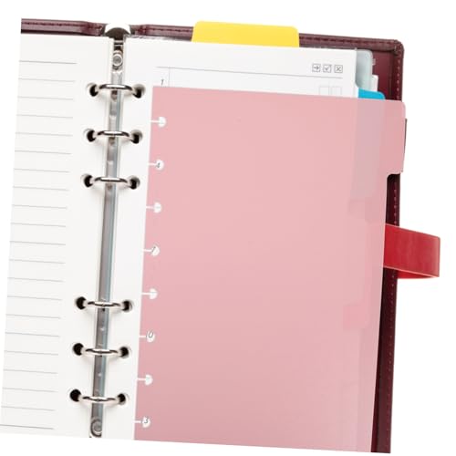 VILLFUL 5 Stück Teiliges Register Trennblätter Bunte Pp indexseiten mit Pilzloch für Büroordner Abnehmbare Fächermappe zum Schnellen Sortieren und Beschriften für Notizbücher und Planer VILLFUL 5 Stück Teiliges Register Trennblätter Bunte Pp indexseiten mit Pilzloch für Büroordner Abnehmbare Fächermappe zum Schnellen Sortieren und Beschriften für Notizbücher und Planer von VILLFUL