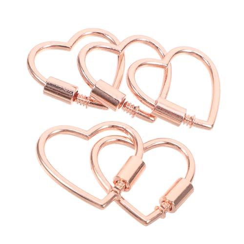 VILLFUL 5 Stück Teiliges Schmuckverschluss Hummerverschluss mit Schraube für Armband und Halskette für DIY Projekte Langlebigem Legierungsmaterial Roségoldfarben für Kreative VILLFUL 5 Stück Teiliges Schmuckverschluss Hummerverschluss mit Schraube für Armband und Halskette für DIY Projekte Langlebigem Legierungsmaterial Roségoldfarben für Kreative von VILLFUL