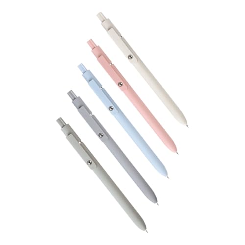 VILLFUL 5 Stück Teiliges Set Niedliche Ästhetische Gelstifte mit Schnelltrocknender Schwarze Einziehbare Kugelschreiber für Schule und Büro Glattes Schreiben VILLFUL 5 Stück Teiliges Set Niedliche Ästhetische Gelstifte mit Schnelltrocknender Schwarze Einziehbare Kugelschreiber für Schule und Büro Glattes Schreiben von VILLFUL
