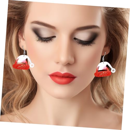 VILLFUL 5 Stück Teiliges Silikonform Set Weihnachts Ohrringformen für DIY Epoxidharz Schmuckherstellung Flexible Langlebige Formen mit Winter Schneemann Motiven für Weihnachtsanhänger von VILLFUL