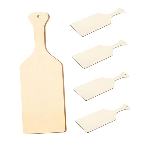 VILLFUL 5 Stück Ungefertigte Holzscheiben für DIY Malen Mini Holzbrettchen für Kreative Projekte zum Gravieren und Dekorieren von Zuhause von VILLFUL