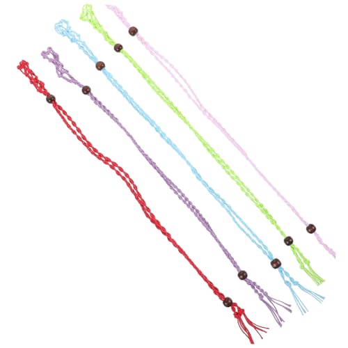 VILLFUL 5 Stück Verstellbare Teiliges DIY Schmuckanhänger Netz Kordel Leerer Steinhalter Handgewebter Farbiger Käfig für Halsketten Vielseitig Anpassbar für Schmuckgestaltung VILLFUL 5 Stück Verstellbare Teiliges DIY Schmuckanhänger Netz Kordel Leerer Steinhalter Handgewebter Farbiger Käfig für Halsketten Vielseitig Anpassbar für Schmuckgestaltung von VILLFUL