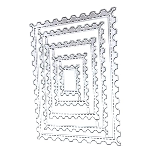 VILLFUL 5 Stück Wellenförmige Stanzformen für Kartenherstellung Teiliges Rechteckige Stanzschablonen für Diy Scrapbooking und Bastelprojekte für Personalisierte Designs VILLFUL 5 Stück Wellenförmige Stanzformen für Kartenherstellung Teiliges Rechteckige Stanzschablonen für Diy Scrapbooking und Bastelprojekte für Personalisierte Designs von VILLFUL