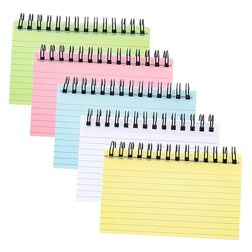 VILLFUL 5er Packung Kleine Spiralnotizbücher Taschenformat Notizblöcke Abreißbare Notizblöcke Für Planen Und To-do-listen von VILLFUL