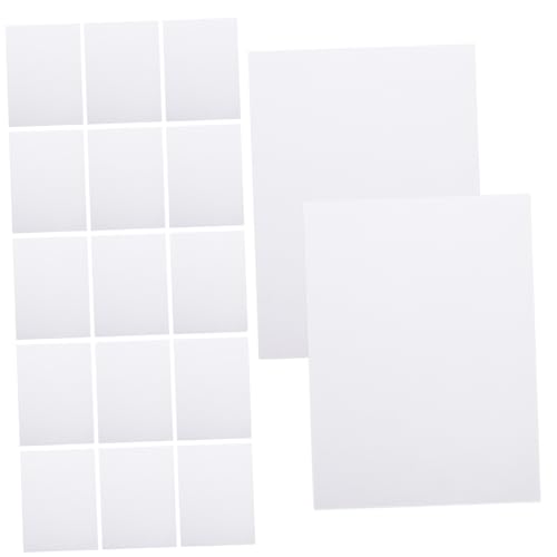 VILLFUL 50 Blatt Etikettenpapier Selbstklebend Aufkleber pro Bogen Bedruckbar Abgerundete Ecken Langlebig Reiß und Kratzfest zum Beschriften und Drucken von Adressaufklebern VILLFUL 50 Blatt Etikettenpapier Selbstklebend Aufkleber pro Bogen Bedruckbar Abgerundete Ecken Langlebig Reiß und Kratzfest zum Beschriften und Drucken von Adressaufklebern von VILLFUL