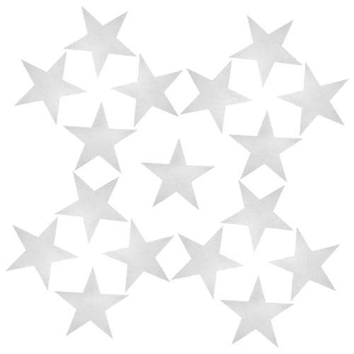 VILLFUL 50 Blatt Glitzernde Stern Ausschnitte Doppelseitige Papiersterne für DIY Dekorationen Kindergarten Wandkunst und Partybedarf für Kreative Bastelprojekte von VILLFUL