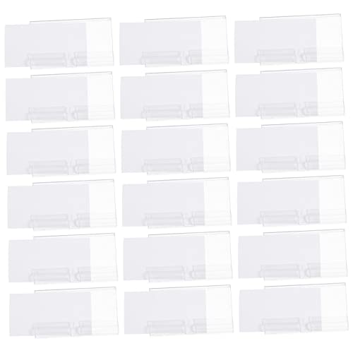 VILLFUL 50 Sets Etiketten Zum Organisieren Von Etikettenhaltern, Etiketten Für Behälter, Etiketten Für Lagerbehälter, Etiketten Für Spielzeugbehälter, Regaletiketten Für Drahtregale, von VILLFUL