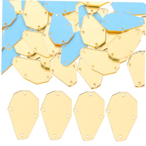 VILLFUL 50 Stück Acryl Handnähbohrer, Strasssteine ​​Zum Aufnähen, Acryl Applikation Für Kleidung, Kleidung, Basteln, Charms, Aufnähen Auf Strasssteinen, Kleidung, Aufnähen, Basteln von VILLFUL
