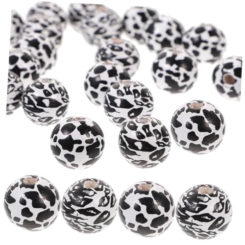 VILLFUL 50 Stück Bemalte Holzperlen, Handgefertigte Holzperlen, Kuh Holzperlen, Runde Perlen, Holzperlen Für DIY Perlen, Charms, Natürliche Holzperlen, Lose Perlen, Charm Holzperlen Zum VILLFUL 50 Stück Bemalte Holzperlen, Handgefertigte Holzperlen, Kuh Holzperlen, Runde Perlen, Holzperlen Für DIY Perlen, Charms, Natürliche Holzperlen, Lose Perlen, Charm Holzperlen Zum von VILLFUL