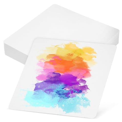 VILLFUL 50 Stück Blanko Aquarellkarten Quadratisches Kartonpapier Hochwertiges Papier für Malerei Zeichnen Diy Projekte für Kunstunterricht VILLFUL 50 Stück Blanko Aquarellkarten Quadratisches Kartonpapier Hochwertiges Papier für Malerei Zeichnen Diy Projekte für Kunstunterricht von VILLFUL