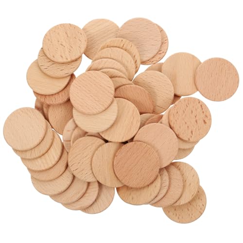 VILLFUL 50 Stück Buchenholzstämme, Unbehandelte Holzspäne, Holz Für Gravurprojekte, Holzspäne Zum Basteln, Holzplatten Zum Basteln, Ornament Holzscheiben, Holz Zum Basteln, Holzhandwerk, VILLFUL 50 Stück Buchenholzstämme, Unbehandelte Holzspäne, Holz Für Gravurprojekte, Holzspäne Zum Basteln, Holzplatten Zum Basteln, Ornament Holzscheiben, Holz Zum Basteln, Holzhandwerk, von VILLFUL