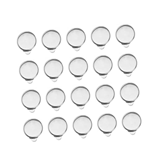 VILLFUL 50 Stück DIY Ohrclips Tray Silber Ohrclips Zubehör aus Schmuckherstellung Rohlinge für Ohrringe Basteln VILLFUL 50 Stück DIY Ohrclips Tray Silber Ohrclips Zubehör aus Schmuckherstellung Rohlinge für Ohrringe Basteln von VILLFUL