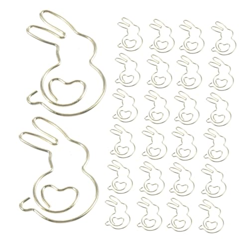 VILLFUL 50 Stück Goldene Metall Büroklammern in Hasenform Niedliche Lesezeichenclips für Notizbücher Scrapbooking Dokumentenorganisation Vielseitig für Büro Schule und Zuhause VILLFUL 50 Stück Goldene Metall Büroklammern in Hasenform Niedliche Lesezeichenclips für Notizbücher Scrapbooking Dokumentenorganisation Vielseitig für Büro Schule und Zuhause von VILLFUL