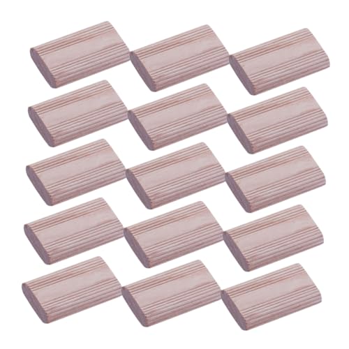 VILLFUL 50 Stück Holz Dübelblocks Robuste Möbelverbinder für Möbelbau und Reparaturen Langlebig und Kratzfest für Schrank und Stuhlreparaturen von VILLFUL
