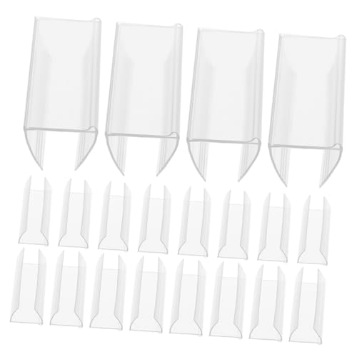 VILLFUL 50 Stück Kunststoff Etikettenhalter Preisschildhalter Flexibel für Draht Holzregale Langlebige Verkaufsständer für Supermarkt Büro und Einzelhandel Transparente VILLFUL 50 Stück Kunststoff Etikettenhalter Preisschildhalter Flexibel für Draht Holzregale Langlebige Verkaufsständer für Supermarkt Büro und Einzelhandel Transparente von VILLFUL