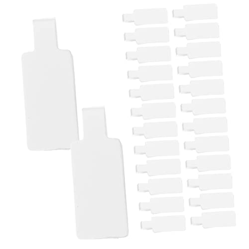 VILLFUL 50 Stück Schmuckpreisschilder Blanke Preisaufkleber Selbstklebende Papieretiketten Halskettenpreisschilder Für Ohrringe Und Ringe von VILLFUL