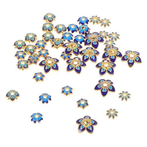 VILLFUL 50 Stück Metall Blüten Perlenkappen Vergoldete Blumen Spacer Bead Caps mit Verblassungsbeständiger Oberfläche Leichter Schmuck Endkappen für Diy Armband Ohrringe Halskette Zubehör VILLFUL 50 Stück Metall Blüten Perlenkappen Vergoldete Blumen Spacer Bead Caps mit Verblassungsbeständiger Oberfläche Leichter Schmuck Endkappen für Diy Armband Ohrringe Halskette Zubehör von VILLFUL