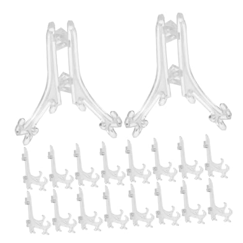 VILLFUL 50 Stück Mini Plastik Staffelei Klare Kleine Tischstaffelei Bildhalter für Teller Display Fotohalter Stabiles Design für Zuhause Galerie Kunst Dekoration VILLFUL 50 Stück Mini Plastik Staffelei Klare Kleine Tischstaffelei Bildhalter für Teller Display Fotohalter Stabiles Design für Zuhause Galerie Kunst Dekoration von VILLFUL