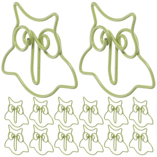 VILLFUL 50 Stück Niedliche Eulen Büroklammern Cartoon Papierklammern für Büro Schule und Zuhause Tierische Eulen Lesezeichen und Dekorative Clips Farbig und Vielseitig Einsetzbar von VILLFUL