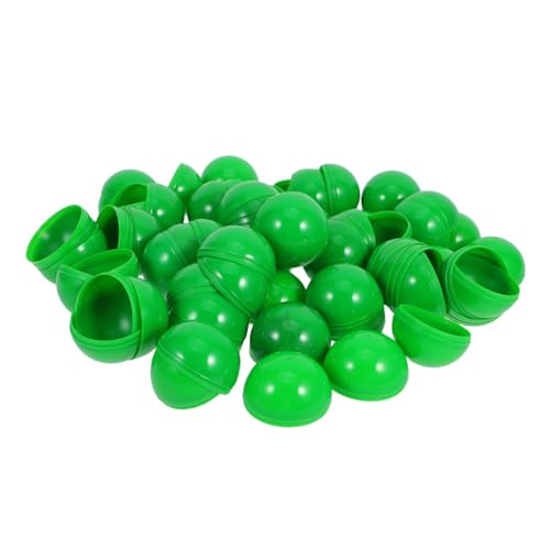 VILLFUL 50 Stück Öffnende Lotteriekugeln für Verlosungen Grüne Plastikkugeln für Partys Spiele und Dekoration für Feste und Kreative Aktivitäten von VILLFUL