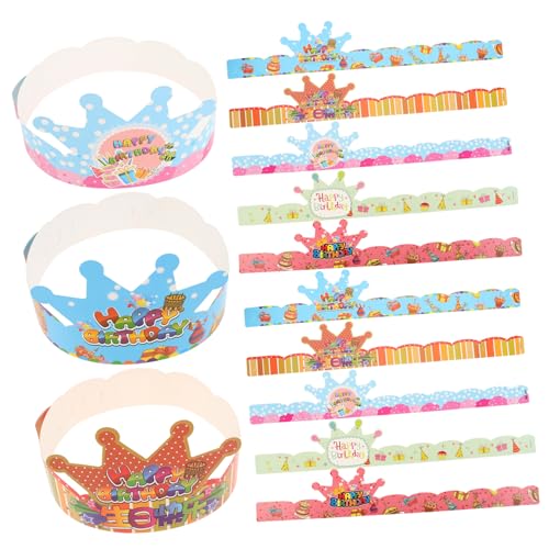 VILLFUL 50 Stück Papierkronen Geburtstagshüte, Requisiten, Partykronen, Hüte, Geburtstagshüte, Kinderparty Kopfbedeckungen, Geburtstagskronen Für Jungen, Babyparty, Foto Requisite, VILLFUL 50 Stück Papierkronen Geburtstagshüte, Requisiten, Partykronen, Hüte, Geburtstagshüte, Kinderparty Kopfbedeckungen, Geburtstagskronen Für Jungen, Babyparty, Foto Requisite, von VILLFUL