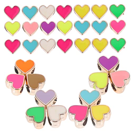 VILLFUL 50 Stück Pfirsichherz Perlen Mit Großem Loch, Herz Anhänger, Herzperlen, Bastelperlen, Schmuckherstellungszubehör, Perlen Für Armbänder, Herz Schmuckzubehör, Lose Perlen, DIY VILLFUL 50 Stück Pfirsichherz Perlen Mit Großem Loch, Herz Anhänger, Herzperlen, Bastelperlen, Schmuckherstellungszubehör, Perlen Für Armbänder, Herz Schmuckzubehör, Lose Perlen, DIY von VILLFUL