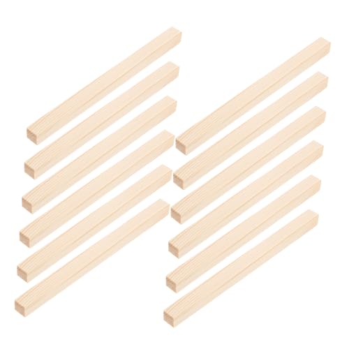 VILLFUL 50 Stück Quadratische Holz Dübel Stäbe Unbehandelte Holzstücke für Diy Bastelprojekte Modellbau Fotorequisiten und Häuser VILLFUL 50 Stück Quadratische Holz Dübel Stäbe Unbehandelte Holzstücke für Diy Bastelprojekte Modellbau Fotorequisiten und Häuser von VILLFUL