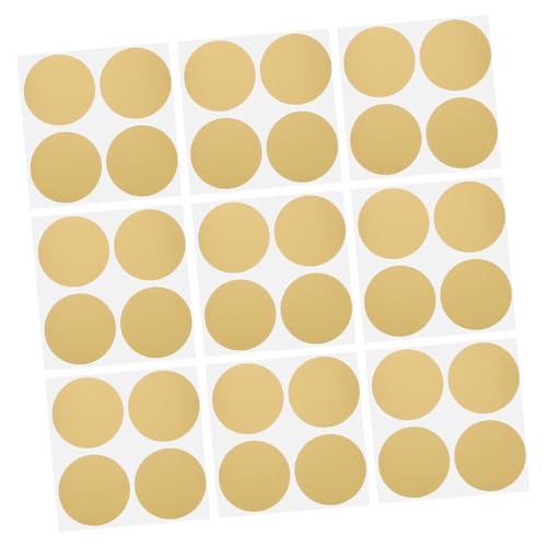 VILLFUL 50 Stück Rubbellose Aufkleber Diy Scratch Off Sticker für Gewinne Geburtstage Partys und Kleine Unternehmen Durchmesser Strapazierfähig und Leicht Abziehbar von VILLFUL