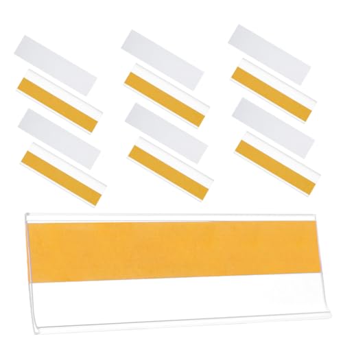 VILLFUL 50 Stück Selbstklebende Etikettenständer Kunststoff Etikettenhalter Schilderhalter Für Regale Preisschild Etikettenclip Selbstklebende Etikettentaschen Kunststoff VILLFUL 50 Stück Selbstklebende Etikettenständer Kunststoff Etikettenhalter Schilderhalter Für Regale Preisschild Etikettenclip Selbstklebende Etikettentaschen Kunststoff von VILLFUL