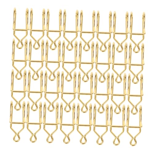VILLFUL 50 Stück Taschenuhrverschluss, DIY Taschenuhrkettenclips, DIY Bastelverschlüsse, Metallverschluss Für Uhrenkette, Eisenverschlüsse, Clips Für Taschenuhrketten, von VILLFUL