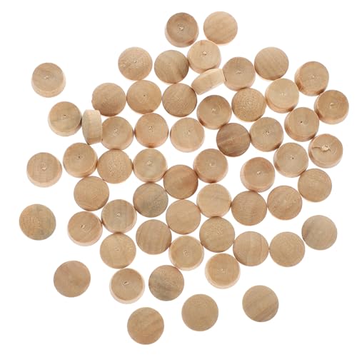 VILLFUL 50 Stück Teiliges Holzstopfen für Schraublöcher Robuste Holzplugs mit Polierter Oberfläche für Möbel Schränke Stuhlbeine Einfache Montage mit Holzleim Langlebig und Leicht von VILLFUL