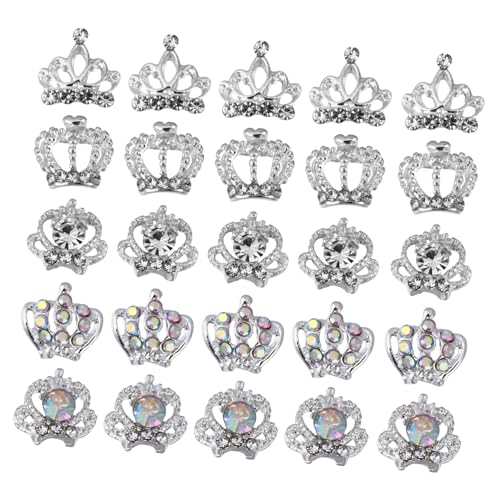 VILLFUL 50 Stück Teiliges Nail Art mit Krone metalldekor DIY Maniküre Nagel studs Glänzende Strasssteine Vielseitiges Nail Charms Zubehör für Stilvolle Nageldesigns VILLFUL 50 Stück Teiliges Nail Art mit Krone metalldekor DIY Maniküre Nagel studs Glänzende Strasssteine Vielseitiges Nail Charms Zubehör für Stilvolle Nageldesigns von VILLFUL