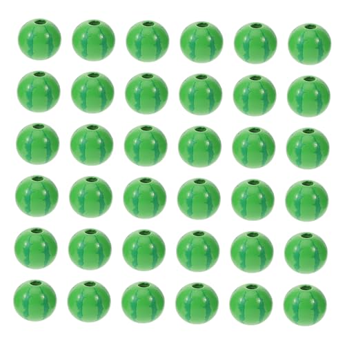 VILLFUL 50 Stück Wassermelonen Holzperlen, Dekorative Kleine Perlen, Zarte Kleine Perlen, DIY Holzperlen, Holzperlen Zur Schmuckherstellung, Perlen Für DIY Haarschmuck, Armbänder, Perlen, von VILLFUL