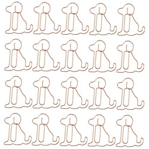 VILLFUL 50 Stück Welpennadel, Cartoon Büroklammer, Schulbedarf, Markierungsklammer Fürs Büro, Markierungsklammer Fürs Schulbüro, Cartoon Markierungsklammer, Cartoon Papierklammer, von VILLFUL