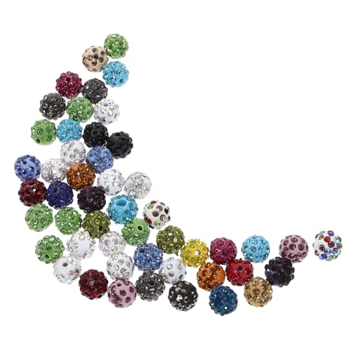 VILLFUL 50 Teiliges Schmuckherstellungsset Für Perlenarmbänder Und Halsketten Für Erwachsene, DIY Schmuckherstellungszubehör, Kleine Perlen Zur Schmuckherstellung, Strass Armbandperlen, von VILLFUL
