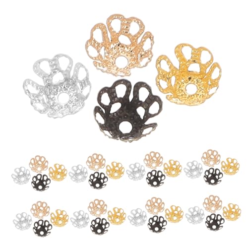 VILLFUL 500 Stück Abstandsperlen Abstandshalterkappen für Schmuck Kupferblumenperlenkappen Blumenperlenkappen Perle Blumenperlen -Endkappen Topper Perlenkappen für Armbänder Metall VILLFUL 500 Stück Abstandsperlen Abstandshalterkappen für Schmuck Kupferblumenperlenkappen Blumenperlenkappen Perle Blumenperlen -Endkappen Topper Perlenkappen für Armbänder Metall von VILLFUL