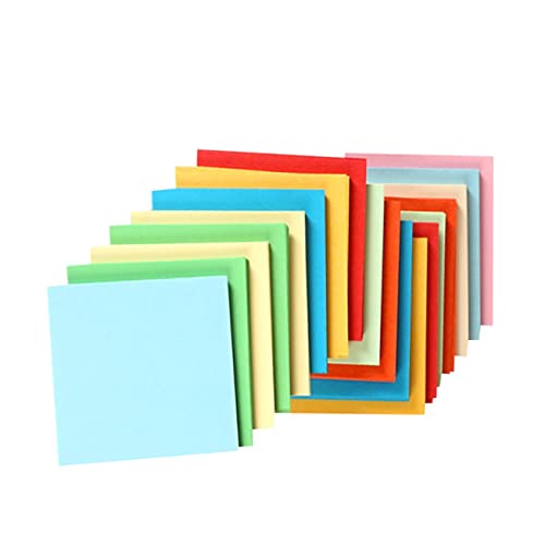 VILLFUL 500 Stück Buntes Bastelpapier Handwerk Papier für Origami und DIY Projekte Farben und Leicht zu Verarbeiten von VILLFUL