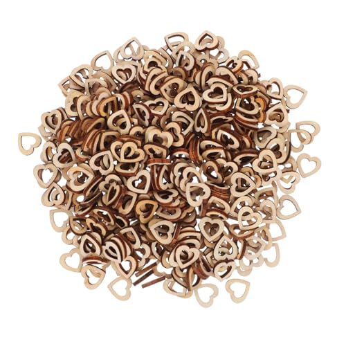 VILLFUL 500 Stück Diy Dekorative Herz Ausschnitte für Valentinstag und Hochzeiten Tischstreudeko und Geschenkbox aus Natürlichem Holz VILLFUL 500 Stück Diy Dekorative Herz Ausschnitte für Valentinstag und Hochzeiten Tischstreudeko und Geschenkbox aus Natürlichem Holz von VILLFUL