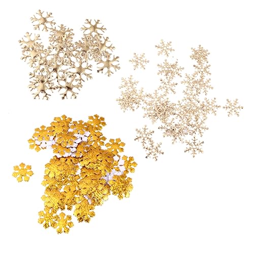 VILLFUL 500 Stück Goldene Schneeflocken Konfetti Weihnachtsdeko Streudeko Vielseitig für Party Geburtstagsfeier Hochzeit Valentinstag Tischdeko Winterdeko VILLFUL 500 Stück Goldene Schneeflocken Konfetti Weihnachtsdeko Streudeko Vielseitig für Party Geburtstagsfeier Hochzeit Valentinstag Tischdeko Winterdeko von VILLFUL