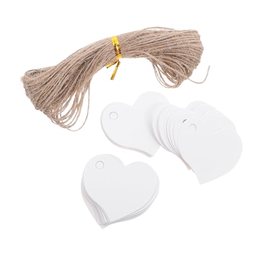 VILLFUL 500 Stück Herzförmige Geschenkanhänger aus Vintage Kraftpapier mit Beschreibbarer Oberfläche und Schnur Dekorative Hängende Etiketten für Hochzeit Geburtstag Party und DIY VILLFUL 500 Stück Herzförmige Geschenkanhänger aus Vintage Kraftpapier mit Beschreibbarer Oberfläche und Schnur Dekorative Hängende Etiketten für Hochzeit Geburtstag Party und DIY von VILLFUL