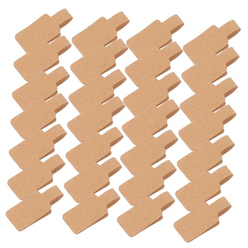 VILLFUL 500 Stück Ringanhänger, Schmuckanhänger, Schmucketiketten, Klebeanhänger, Beschreibbare Etiketten, Schmuck Identifikationsaufkleber, Leere Etiketten, Anhänger, Kleberinge, von VILLFUL