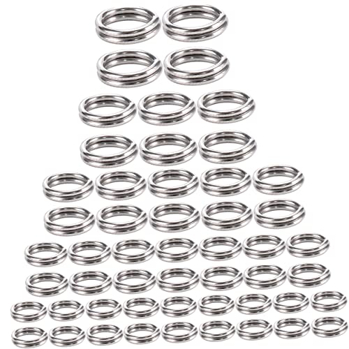 VILLFUL 500 Teiliges Rostschutz Verbindungsset, Schmuckherstellung, Spaltringe, Schlüsselanhänger Kits, Herstellung Von Ringen Zum Basteln, Befestigungsringe, Biegeringe, DIY Bastel Und von VILLFUL