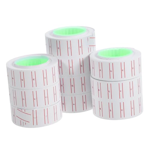 VILLFUL 5000 Stück Maker Etikettenpapier, Supermarkt Etikettenpapier, Etiketten, Kostenetiketten, Papieretiketten Für Geschäfte, Aufkleber, Kostenaufkleber, Kostenpapier, von VILLFUL