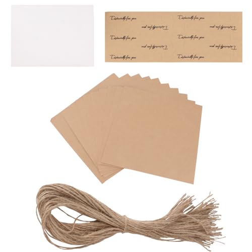 VILLFUL 50 Stück Diy Kraftpapiertüten Bonbonschachteln Für Hochzeit Party Inkl Seilen Und Aufklebern Blumenhalter Für Tischdekoration VILLFUL 50 Stück Diy Kraftpapiertüten Bonbonschachteln Für Hochzeit Party Inkl Seilen Und Aufklebern Blumenhalter Für Tischdekoration von VILLFUL