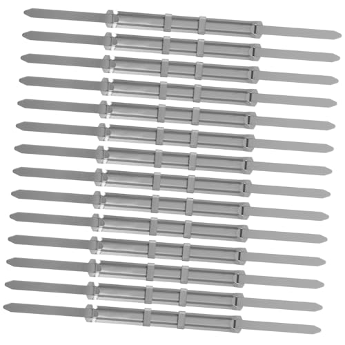 VILLFUL 50Stücke Metall Aktenverschlüsse Standard Loch Binderklammern Robuste Papierverschlüsse für Elegante Dokumentenpräsentation für Büro und Studium von VILLFUL