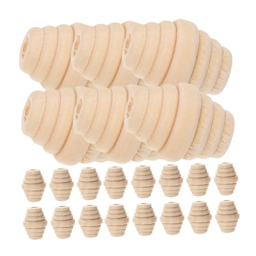 VILLFUL 50Stücke Ovale Holzperlen Natürliche Unlackierte Holzperlen für DIY Armbänder und Bastelarbeiten Distanzperlen für Projekte VILLFUL 50Stücke Ovale Holzperlen Natürliche Unlackierte Holzperlen für DIY Armbänder und Bastelarbeiten Distanzperlen für Projekte von VILLFUL