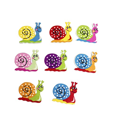 VILLFUL 50stücke Bunte Holzknöpfe Für Selbstgemacht Basteln Niedliche Cartoon Schneckenmuster 23x22mm Handgefertigte Knöpfe Für Kinderbekleidung Und Nähprojekte VILLFUL 50stücke Bunte Holzknöpfe Für Selbstgemacht Basteln Niedliche Cartoon Schneckenmuster 23x22mm Handgefertigte Knöpfe Für Kinderbekleidung Und Nähprojekte von VILLFUL
