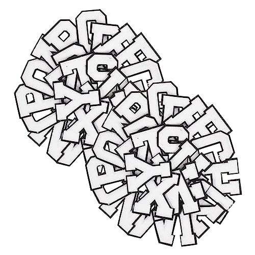 VILLFUL 52 Stück Buchstaben Stoffaufkleber Zum Aufbügeln, Buchstaben Aufnäher, Aufbügler, Buchstaben Aufnäher, Alphabet Aufnäher, Aufbügler, Stickerei Buchstaben Aufnäher Für Jacken VILLFUL 52 Stück Buchstaben Stoffaufkleber Zum Aufbügeln, Buchstaben Aufnäher, Aufbügler, Buchstaben Aufnäher, Alphabet Aufnäher, Aufbügler, Stickerei Buchstaben Aufnäher Für Jacken von VILLFUL