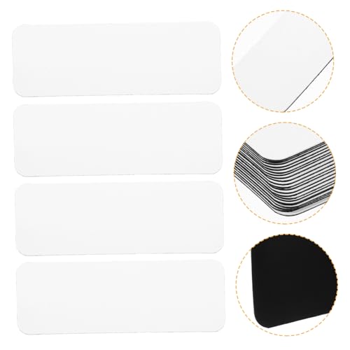 VILLFUL 54 Stück Magnetetiketten, Flexible Magnet Namensschilder, Kühlschrankmagnet, Nachrichtentafel, Trocken Abwischbare Magnete, Trocken Abwischbare Etiketten, Whiteboard Magnete, von VILLFUL