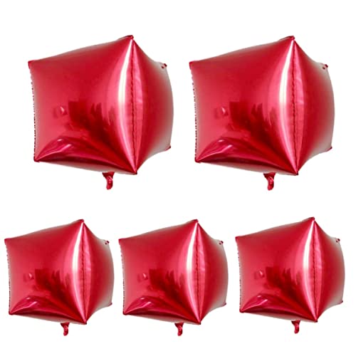 VILLFUL 5Stücke Quadratische Aluminiumfolie Ballons Party für Geburtstagsfeiern und Feste Wiederverwendbar und Langlebig Einzigartige Form für Besondere Anlässe VILLFUL 5Stücke Quadratische Aluminiumfolie Ballons Party für Geburtstagsfeiern und Feste Wiederverwendbar und Langlebig Einzigartige Form für Besondere Anlässe von VILLFUL